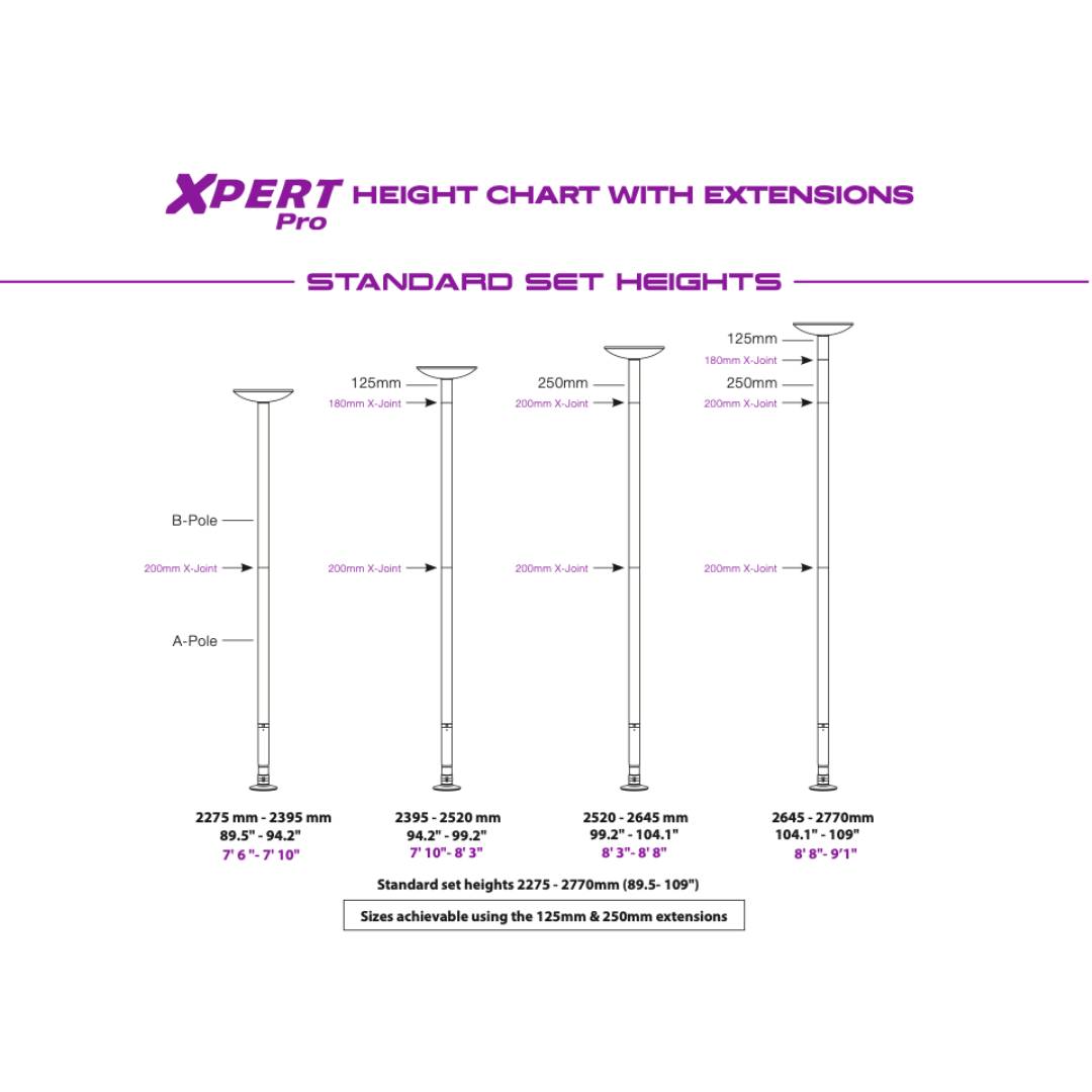 NXN X-PERT Spinning & Static pole